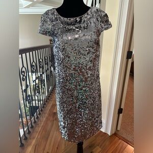 Silver sequin dress from Banana Republic size 0